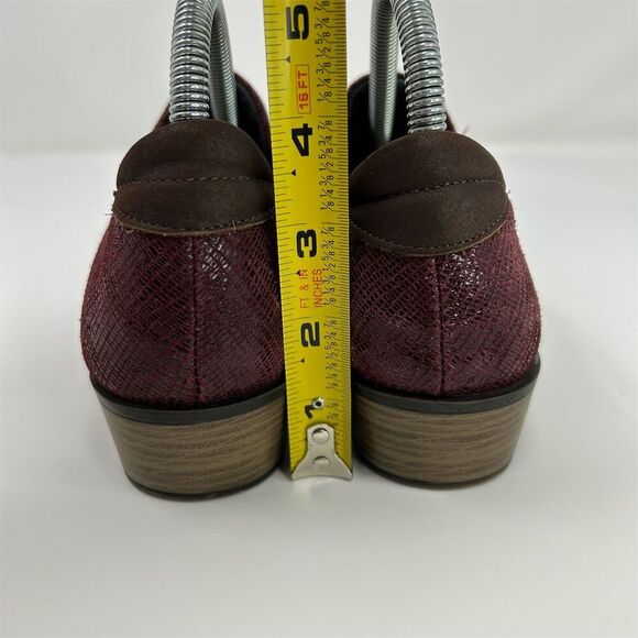 Naot Women's Purple Red Berry Slip-On Loafers Size 39 (US 8) Casual Comfort - Picture 8 of 11